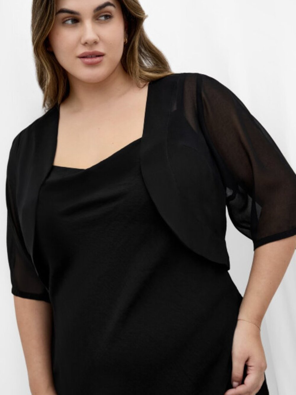 City Chic Chiffon Shrug - Size 20 - NWT